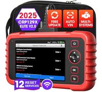 LAUNCH OBD2 Scanner CRP129X V2.0 Car Code Reader Scan Tool for ABS SRS Transmission Engine Diagnostic, with 12 Service Functions, Lifetime Free Update, Auto VIN, Battery Test