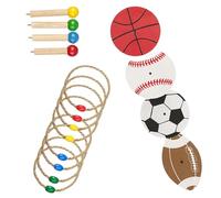Launch Ring Game Launch Game for Garden, Agility Training Rings | Funny Game Equipment for Camping in the Garden, Party Games for Family, Friends, Family