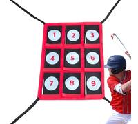 Launch Strike Zone | Throw Net | 9 Division Adjustable & Portable Training Net for Indoor & Outdoor Practice
