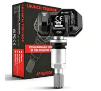 LAUNCH TSENSOR-05S TPMS Sensor 315MHz/433MHz Dual Frequency Screw-in Adjustable Angle Metal Valve Tire Pressure Monitor System Programmable RF-Sensor Replace OE-Sensor [Pack of 1]