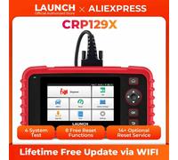 Launch X431 CRP129X OBD2 Scanner Code Reader Diagnostic Tools Engine ABS SRS AT Oil SAS EPB TPMS Reset Creader129X OBDII launch Global Version