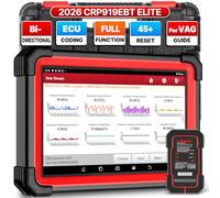 LAUNCH X431 CRP919E BT Elite OBD2 Scanner All System Car Diagnostic Tool, 2026 Bidirectional Scan Tool,ECU Coding,45+ Reset Service,CANFD & DOIP, FCA, V.A.G. Guided, FCA AutoAuth, 2-Year Update