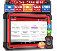 LAUNCH X431 CRP919E BT Elite OBD2 Scanner All System LAUNCH Diagnostic Tool, 2025 Bidirectional Scan Tool, ECU Coding,37+ Reset Service,CANFD & DOIP, FCA, V.A.G. Guided, FCA AutoAuth, 2-Year Update