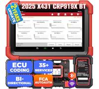 LAUNCH X431 CRP919XBT Elite OBD2 Scanner, 2025 Wireless Bidirectional Scan Tool, ECU Coding, FCA AutoAuth, 2 Years Free Update, V.A.G Guided, 35+ Services, All System Diagnostic Scanner, CANFD DoIP