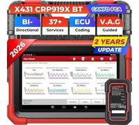LAUNCH X431 CRP919XBT Elite OBD2 Scanner, 2025 Wireless Bidirectional Scan Tool, ECU Coding, FCA AutoAuth, 2 Years Free Update, V.A.G Guided, 35+ Services, All System Diagnostic Scanner, CANFD DoIP