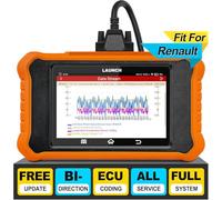 LAUNCH X431 OBD2 Elite V2.0 for Renault Bi-Directional Car Diagnostic Tool Full System, 50+ Special Functions, ECU Coding Battery Match,Brake Reset,etc. OBDII Lifetime Update Code Reader