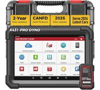 LAUNCH X431 Pro Dyno all-in-one OBD2 Scanner, ECU Coding, Bi-directional Control, 37+ Services Functions, Full System Diagnostic scan tool CANFD DOIP, AutoAuth FCA SGW, IMMO, 2 Years Update