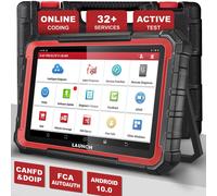 LAUNCH X431 PRO ELITE 8 inch Car Diagnostic Tools Auto OBD OBD2 Scanner All System CAN FD/DOIP Active Test 31 Reset ECU Coding EU Version