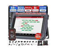 LAUNCH X431 PRO3 ACE OBD2 Scan Diagnostic Tool with OE-Level Topology Map | ECU Coding with OBD1 Adapter Case, Bi-directional, CAN FD&DoIP, 55+ Services, All System Diagnose, FCA SGW, V.A.G. Guided