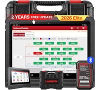 LAUNCH X431 PRO3 V+ 5.0 2026 Upgraded Bidirectional Scan Tool, OEM Topology Map, Scan HD Trucks, AutoAuth for FCA SGW, ECU Coding, 55+ Services, All System Diagnose, 2-Year Free Update, CAN FD