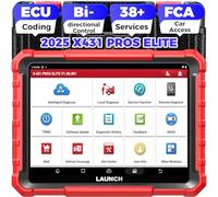 LAUNCH X431 PROS ELITE Bi-directional Diagnostic Scanner, ECU Online Coding, All System Scan Tool, Support 38+ Services, CANFD&DoIP, Guide Function, 2 Years Free Update