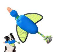 Launching Flying Dog Toy Interactive Squeaky Fun Novelty
