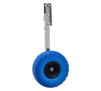 Launching Wheels Boat Launching Wheels Heavy Duty Inflatable Launchings 25cm Stainless Steel Transom Wheels for Inflatable Boat Kayak Dinghy Yacht Raft Trolley