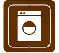 Laundromat Recreation Parks Metal Tin Sign 12x12 inches