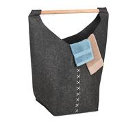 Laundry bag Felt storage bin 50 litres Grey Laundry Hamper Storage Bin