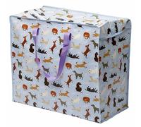 Laundry Bags, Extra Large Jumbo Zip-Up Storage Bag | Reusable Laundry Shopping Bags for Laundry, Toys, Picnic, Party & Home Organization (Catch Patch Dog Design Laundry Bag)