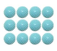 Laundry Balls For Tumble Dryer, Premium Reusable Quiet Dryer Balls, Friendly And Pollution-Free,Clothes Will Come Out Soft Fluffy Fewer Wrinkles Anti Static, Speed Up Drying Time (Lake Green, 12pc)