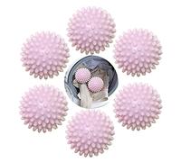 Laundry Balls For Tumble Dryer, Premium Reusable Quiet Dryer Balls, Friendly And Pollution-Free,Clothes Will Come Out Soft Fluffy Fewer Wrinkles And Anti Static, Speed Up Drying Time (Lavender, 6pc)