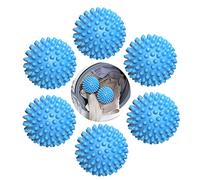 Laundry Balls For Tumble Dryer, Premium Reusable Quiet Dryer Balls, Friendly And Pollution-Free,Clothes Will Come Out Soft Fluffy Fewer Wrinkles And Anti Static, Speed Up Drying Time (blue, 6pc)