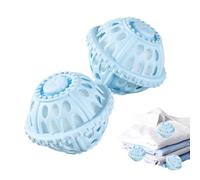 Laundry Balls for Washing Machine - Non-Detergent Fabric Softener Alternative, Anti-Knot Cleaning Balls for Clothes, Reusable Eco-Friendly Home Laundry Supplies for Families, College Students, RV, Tra
