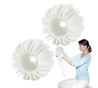 Laundry Balls Set, Reusable Laundry Balls, Household Washing Machine Washing Ball Laundry Balls, 2 x No Damage Washing Machine Balls, Portable Laundry Balls, Increase Friction, Prevent Knotting, What