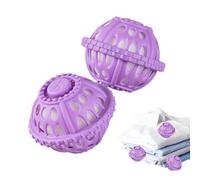 Laundry Balls - Tumble Dryer Balls | Reusable Laundry Ball For Washing Machine | Anti-Knot Home Cleaning Supplies For Families, College Students (Thermoplastic Rubber, $ pprox 8.5 imes 7$ Cm)