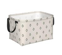 Laundry Basket 24L Lightweight Portable Laundry Hamper with Handles Washable Diamond Outlines Dirty Clothes Hamper Decorative Storage Basket for Laundry Room Bedroom