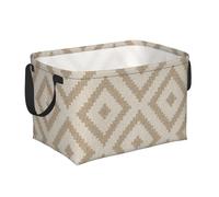 Laundry Basket 24L Lightweight Portable Laundry Hamper with Handles Washable Diamond Pattern Dirty Clothes Hamper Decorative Storage Basket for Laundry Room Bedroom