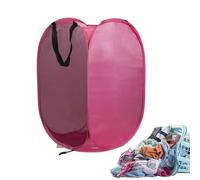 Laundry Basket - 36x36x58cm pop-up Organizer, Polyester Folding Hamper, Breathable Mesh Storage Bag For Bathroom Dorm Travel Bedroom | Handy Side Pocket, For Clothes And Dirty Laundry And Easy Carryin