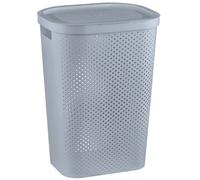 Laundry Basket 60L Hamper Handle Lided Ventilated Solid Scandinavian Style Big