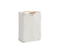 Laundry Basket, Collapsible Simple Washing Basket, Washing Baskets for Laundry with Log Handles and Waterproof Inner Layer, Storage Baskets for Storage Clothes Toys(27 * 40 * 56cm)