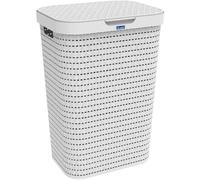 Laundry Basket " Country " 55 L Porcelaine 45,1 x 33,8 X 57,5 CM Hamper Box New