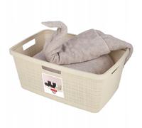 Laundry Basket - Curver - Jute - 46 L - Beige