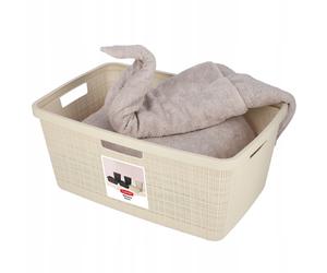 Laundry Basket - Curver - Jute - 46 L - Beige