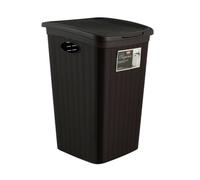 Laundry Basket Elegance 50 Liters Moka Brown Stefanplast
