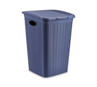 Laundry Basket Elegance 50 Liters Navy Blue Stefanplast