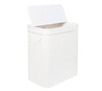 Laundry basket, foldable laundry sorter, laundry box, lidded bin, bamboo