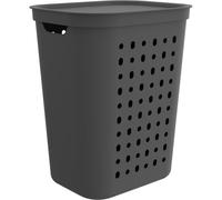 Laundry Basket Hamper Laundry Bin " Jona " 55 L Anthracite Collector