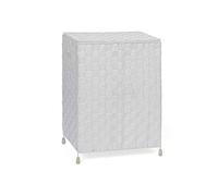 Arpan Laundry Basket Hamper- Washing Bin With Lid & Insert Handle For Easy Carrying - Convenient Storage Organizer Box For Clothes, Toys -white