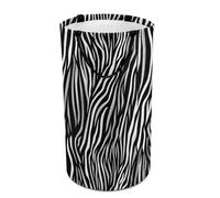 Laundry Basket Hamper Zebra Print Waterproof Dirty Clothes Hamper Collapsible Washing Bin Clothes Bag with Handles Freestanding Laundry Hamper for Bathroom Bedroom Dorm Travel