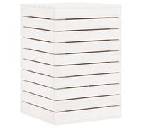 Laundry Basket Laundry Hamper with Lid Laundry Sorter Solid Wood Pine vidaXL