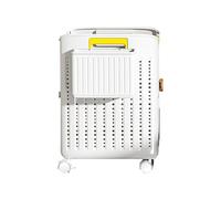 Laundry Basket - Laundry Hamper with Wheels | Space Saving Clothes Storage Bin | Corner Corner Foldable Portable Storage Bin for Bedroom