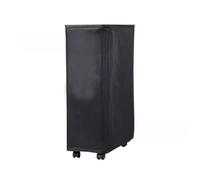 Laundry Basket On Wheels 1PCS Laundry Basket With Wheels And Lid,Closed Hamper,Suitable For Bedrooms,Bathtubs,Dormitories(39x19x56cm black)