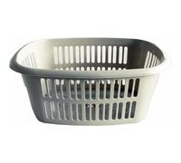 laundry basket Rectangular (TML) plastic laundry basket clothes hamper washing Linen Storage TAUPE (BEIGE)
