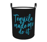 Laundry Basket Tequila Made Me Do It Clothes Hamper Baby Products Clothes Bin Hamper Washing Washing Bin For College Dorm Bathroom Toys In Bedroom 40X50Cm