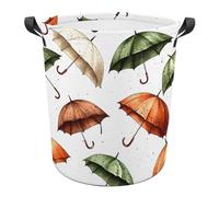 Laundry Basket Umbrella White Red Green Washing Basket Waterproof Round Laundry Hamper Durable Dirty Clothes Hamper For Room Home Bedroom