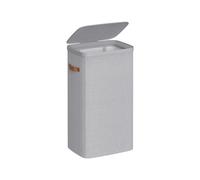 SONGMICS Laundry Basket, 100 L Laundry Hamper, with Lid and Handles, Removable Liner, Easy Assembly, 42 x 32 x 75 cm, Dove Grey LCB811GD01