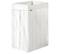 Beliani Laundry Basket APOTERI Metal White 72L, White