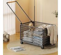 Laundry Basket with Wheels, 360° Universal Wheel for Easy Movement, Ideal for Bedroom, Bathroom, Dorm, College