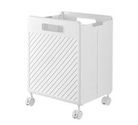Laundry Basket with Wheels - Folding Basket with Handles Organizer, Large Laundry Basket with Wheels - for Bathroom, Kitchen, Living Room, Children's Room, Outdoor Camping